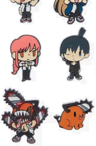 Loungefly: Chainsaw Man by Loungefly Ansteck-Pins Blind Box Mulit Char Chibi Sortiment (12)