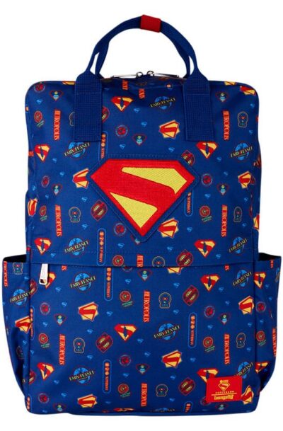 Loungefly: DC Comics by Loungefly Full-Size Nylon Rucksack Superman