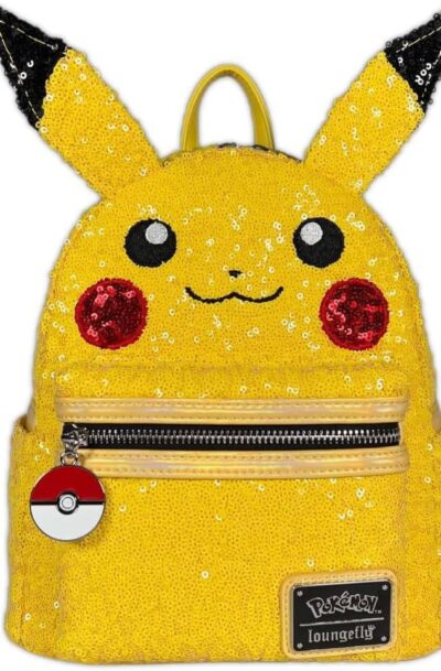 Loungefly: Pokemon by Loungefly Mini Rucksack World 1-1 Sequin Pikachu Cosplay