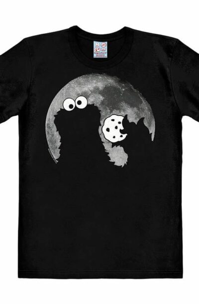 Logoshirt: Sesamstrasse Easy Fit T-Shirt Cookie Monster – Moon Grösse L