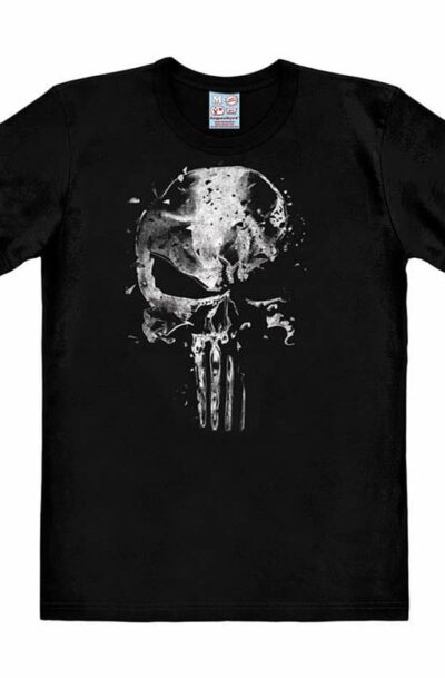Logoshirt: Marvel Easy Fit T-Shirt Punisher – Mercury Skull Grösse S