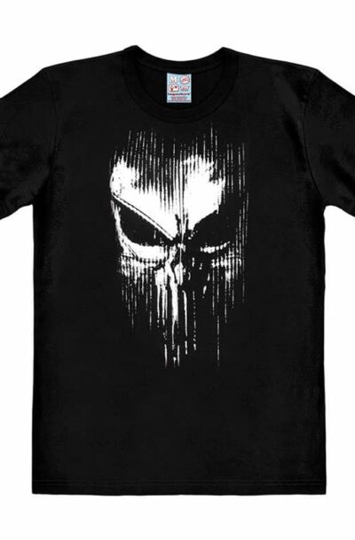 Logoshirt: Marvel Easy Fit T-Shirt Punisher – Striped Skull Grösse M