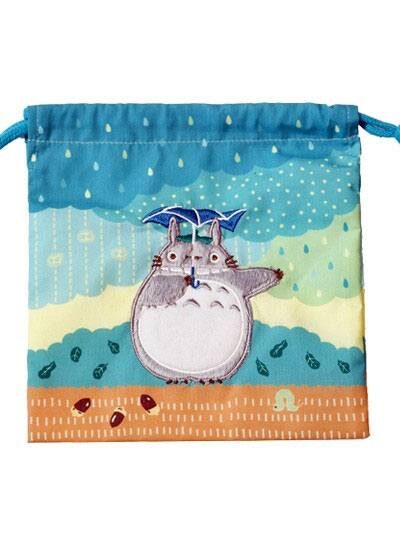 Marushin: Mein Nachbar Totoro Stoffbeutel Totoro under the rain 20 x 19 cm