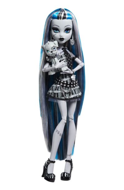 Mattel: Monster High Reel Drama Puppe Frankie Stein Frankie Stein in Schwarzweiss