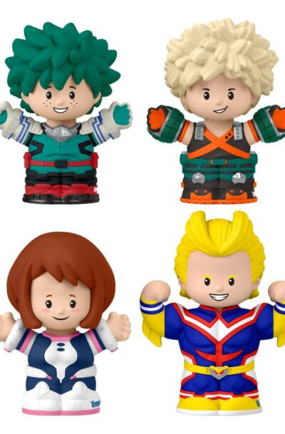 Mattel: My Hero Academia Little People Collector Minifiguren 4er-Pack 7 cm