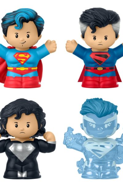 DC Comics Little People Collector Minifiguren 4er-Pack Superman: Through the Ages 7 cm