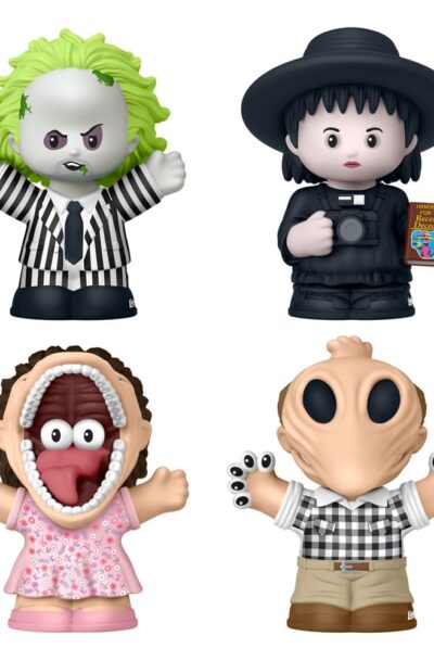 Mattel: Beetlejuice Little People Collector Minifiguren 4er-Pack 7 cm