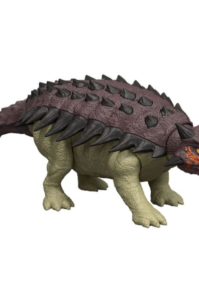 Jurassic World: Die Wiedergeburt Actionfigur mit Sound Wild Roar Ankylosaurus 7 cm