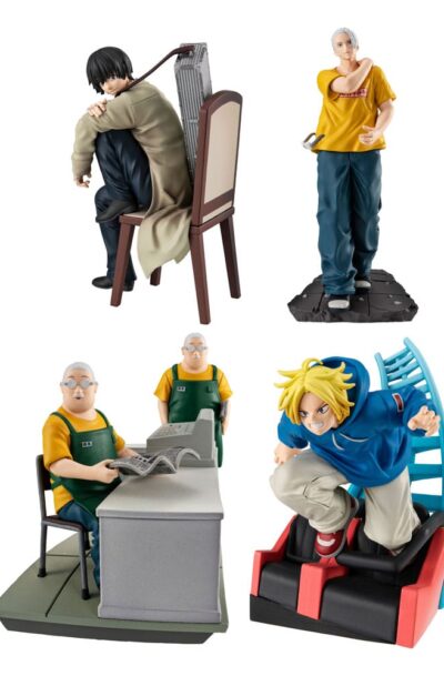 Megahouse: Sakamoto Days Petitrama EX Series Sammelfiguren 4er-Pack Cut Out Scenes Set 9 cm