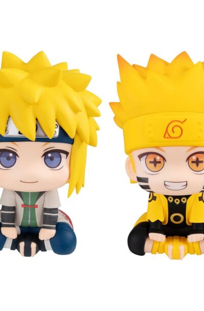 Megahouse: Naruto Shippuden Look Up PVC Statue Naruto Uzumaki Six Paths Sage Mode & Minato Namikaze 11 cm (with gift)