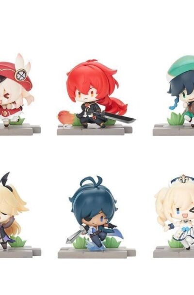 MiHoYo: Genshin Impact Battle Scene Series Sammelfiguren 6er-Pack Mondstadt Edition 5 cm