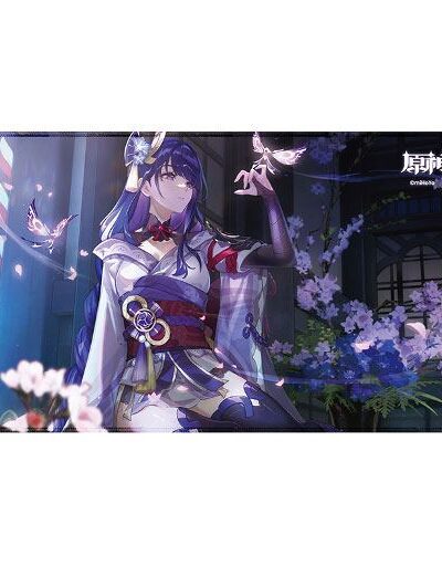 MiHoYo: Genshin Impact Firefly ACG Carnival 2022 Event Mousepad Raiden Shogun / Raiden Ei / Beelzebul 70 x 40 cm