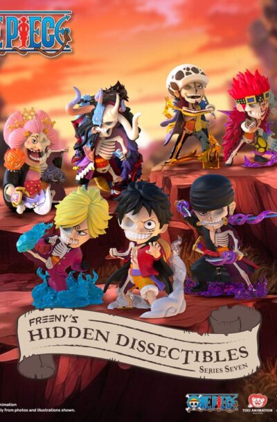 One Piece: Freeny's Hidden Dissectibles Wano 4 inch Vinyl Figure Blind Box Display (6)