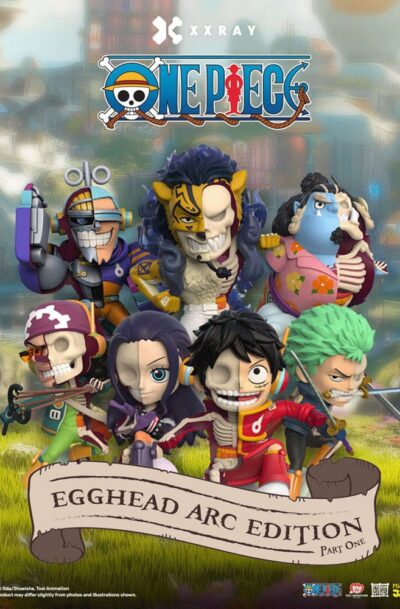 Mighty Jaxx: One Piece XXRAY 4 inch Vinyl Figure Egghead Arc Series Part 1 Blind Box Display (6)