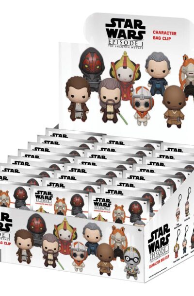 Monogram Int.: Star Wars 3D PVC-Taschenanhänger The Phantom Menace Display (24)