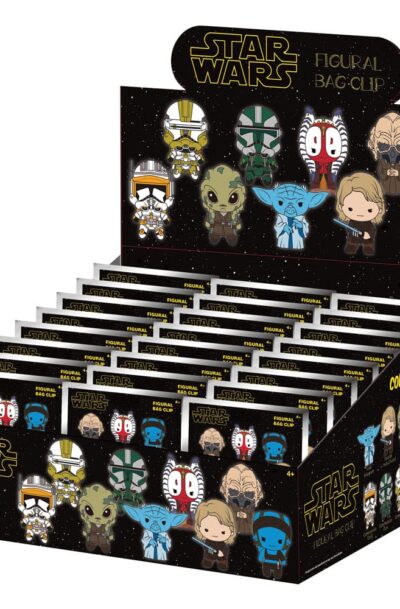 Monogram Int.: Star Wars-EP III Revenge Of Sith 3D PVC-Taschenanhänger Serie 1 Display (24)