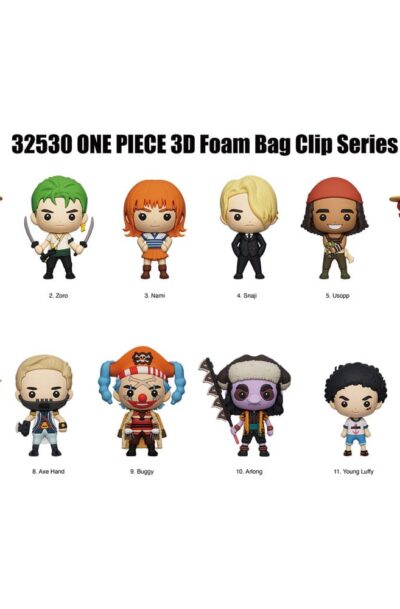 Monogram Int.: One Piece 3D PVC-Taschenanhänger Netflix Series 1 Display (24)