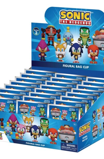 Monogram Int.: Sonic – The Hedgehog 3D PVC-Taschenanhänger Series 3 Display (24)