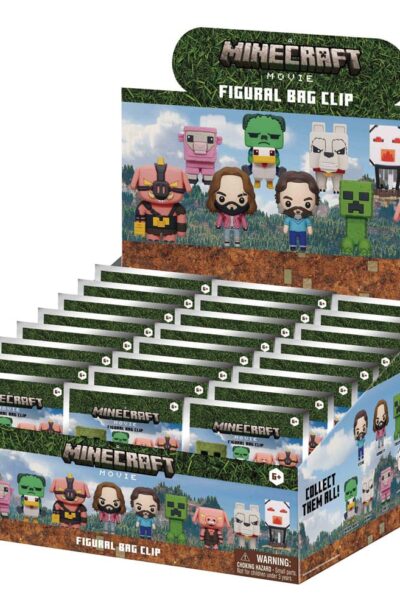 Monogram Int.: Minecraft 3D PVC-Taschenanhänger Serie 1 Display (24)