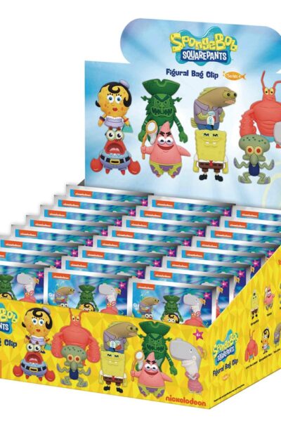 Monogram Int.: Nickelodeon Classics 3D PVC-Taschenanhänger Series 4 Display (24)