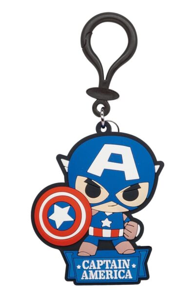 Monogram Int.: Marvel Soft Touch PVC Taschenanhänger Captain America