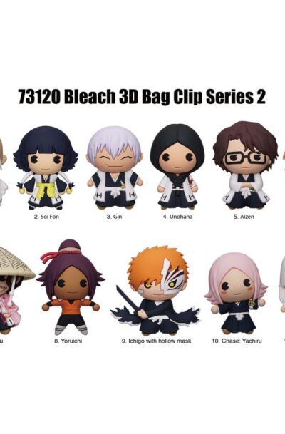 Monogram Int.: Bleach 3D PVC-Taschenanhänger Series 2 Display (24)
