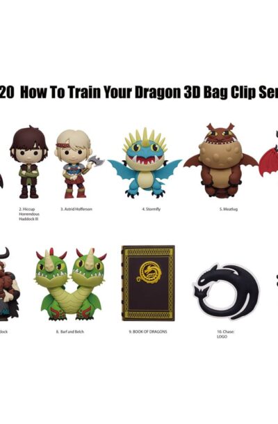 Monogram Int.: How to train your Dragon 3D PVC-Taschenanhänger 2025 Movie Display (24)
