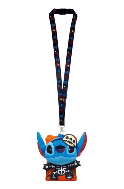 Monogram Int.: Lilo & Stitch Schlüsselband Stitch Skeleton mit Kartenhaltertasche