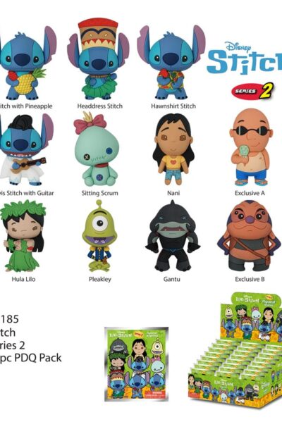 Monogram Int.: Lilo & Stich 3D PVC-Taschenanhänger Stich Series 2 Display (24)