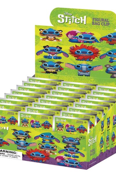 Monogram Int.: Lilo & Stitch 3D PVC-Taschenanhänger Serie 1 Stitch in costume Display (24)