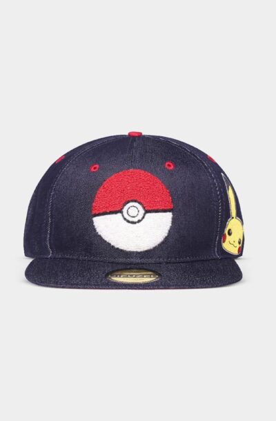 Difuzed: Pokemon Denim Snapback Cap Logo
