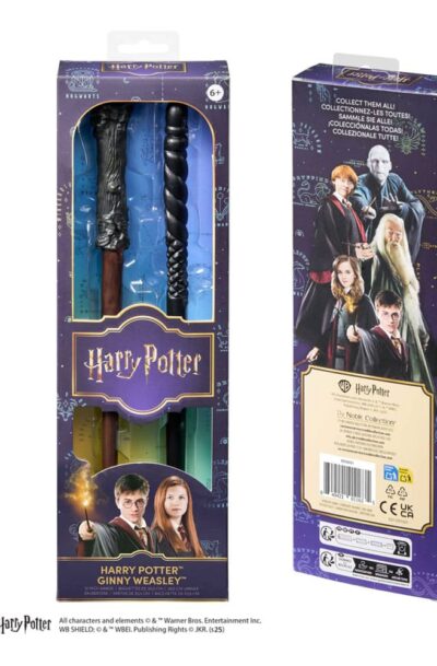 Noble Collection: Harry Potter Rollenspiel Doppelpack Zauberstäbe Harry Potter & Ginny Weasley 30 cm