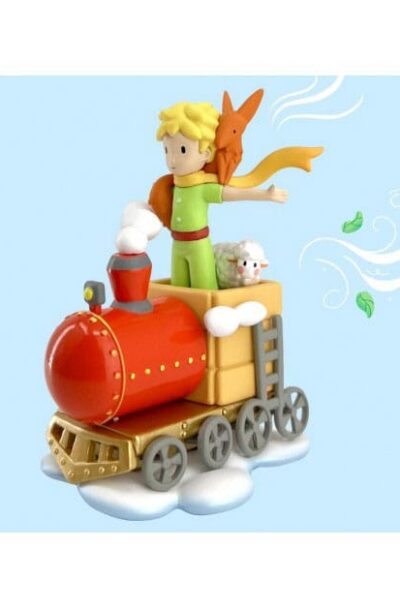Plastoy: Der Kleine Prinz Figur Little Prince & Friends on the train 8 cm