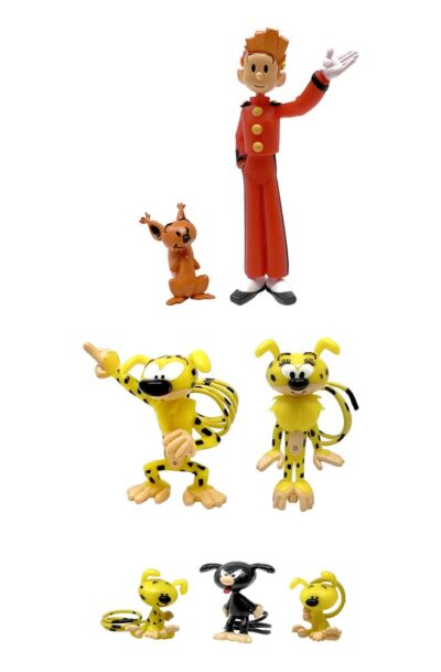 Plastoy: Marsupilami Minifiguren 7er-Set Characters 4 – 10 cm
