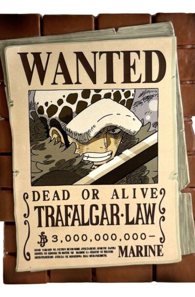Plastoy: One Piece Spardose Law Wanted