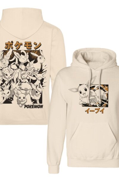 Heroes Inc: Pokémon Kapuzenpullover Evoli Evolutions Katakana Grösse S