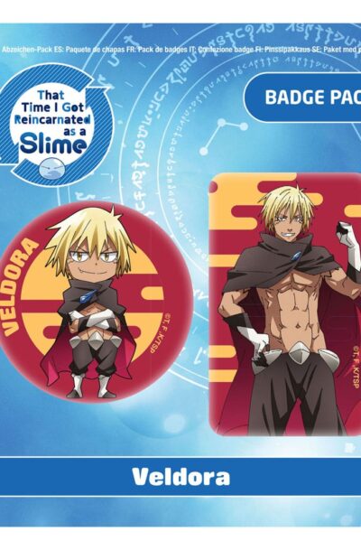 POPbuddies: That Time I Got Reincarnated as a Slime Ansteck-Buttons Doppelpack Veldora Human Form