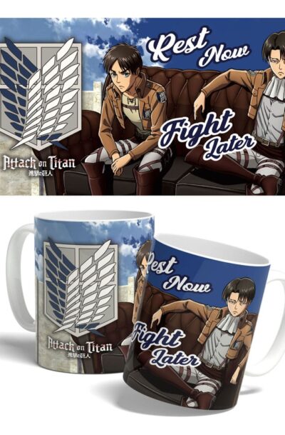 POPbuddies: Attack on Titan Tasse Rest Now, Fight Later 325 ml