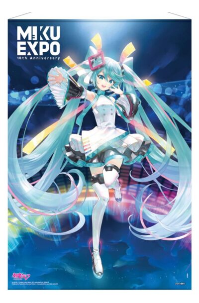 POPbuddies: Hatsune Miku Wandrolle Miku Expo 10th Anniversary Limited Edition 61 x 91 cm