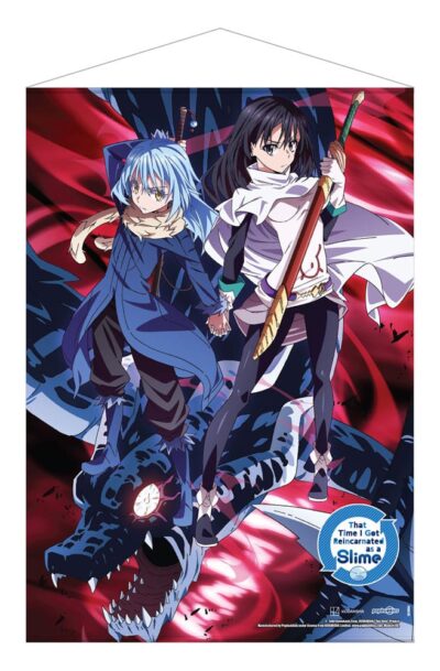 POPbuddies: That Time I Got Reincarnated as a Slime Wandrolle Rimuru, Shizue and Veldora The Storm Dragon 50 x 70 cm