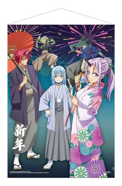 POPbuddies: That Time I Got Reincarnated as a Slime Wandrolle New Year’s Celebrations 50 x 70 cm