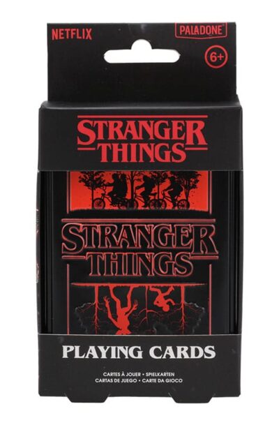 Paladone Products: Stranger Thinngs 5 Spielkarten Metal
