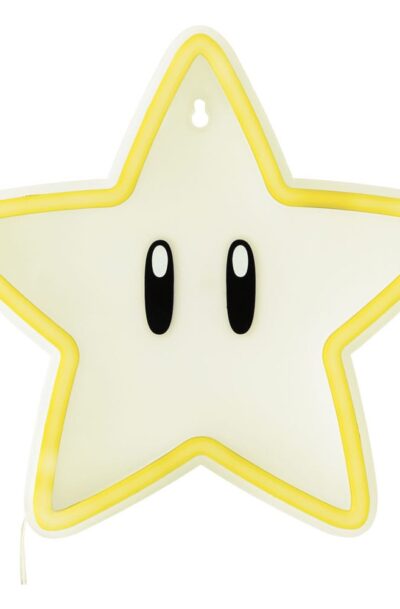 Paladone Products: Super Mario LED Wandleuchte Super Star Neon