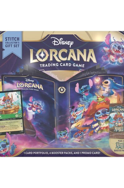 Ravensburger: Disney Lorcana TCG Azurite Sea Geschenk-Set Stitch *Englische Edition*