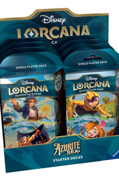 Ravensburger: Disney Lorcana TCG Azurite Sea Starter Decks Display (8) *Englische Edition*