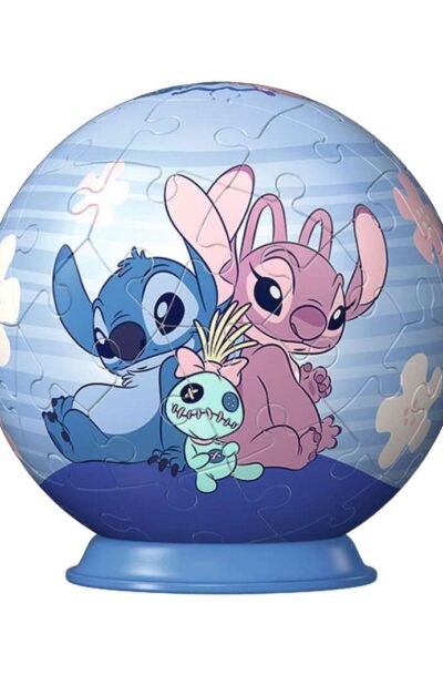 Ravensburger: Disney Stitch 3D Puzzle-Ball Stitch & Angel (55 Teile)