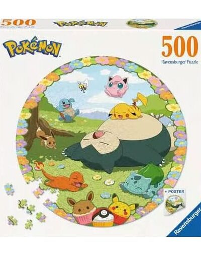 Ravensburger: Pokémon Rund-Puzzle Blumige Pokémon (500 Teile)