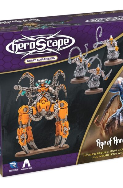 Heroscape Erweiterung Revna's Rebuke: Iron Lich Viscerot and Necrotech Wraithriders Army *Englische Version*
