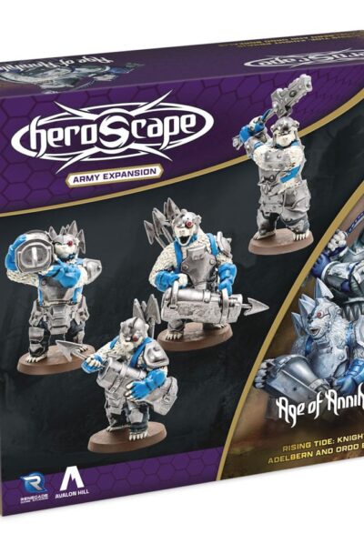 Renegade: Heroscape Erweiterung Rising Tide – Knight Primus Adelbern & Ordo Borealis Army *Englische Version*