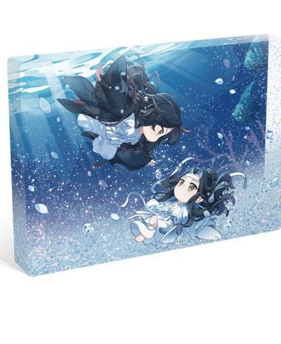 Sakami Merchandise: Grandmaster of Demonic Cultivation Acryl Block mit Glitzer Wei Wuxian & Lan Wangji Zhao Xi Chi Ver. 14 x 10 cm